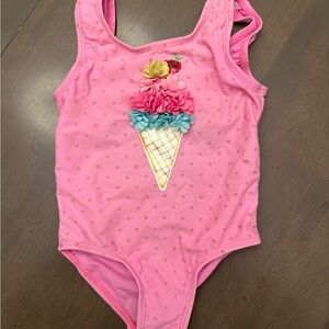 Flapdoodles Pink Ice Cream One Piece Swimsuit